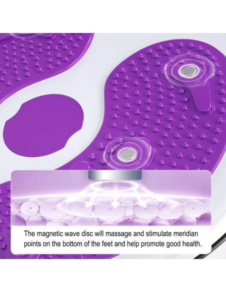 Disco de Cintura Ab Twist Funvalley Surperfect 27.5cm Púrpura