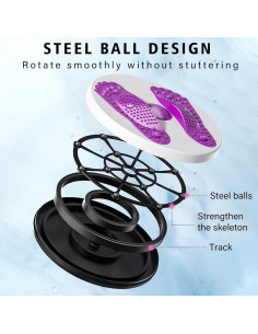 Máquina de Torsión de Cintura TourKing, Abdominal Ajustable, 700g 2