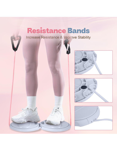 Tablero Ab Twister kisnbld con Bandas de Resistencia - Ejercicio Cintura