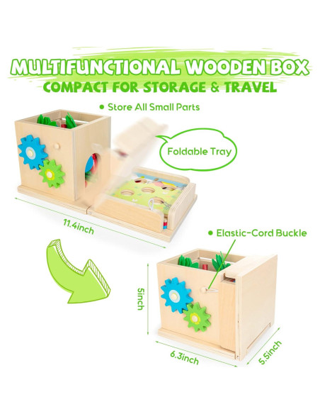 Juguetes Montessori de Madera 8-en-1 ShenZhen MaxLink