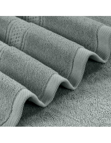 Juego de Toallas de Baño Utopia 4 Piezas 600GSM Gris Frío