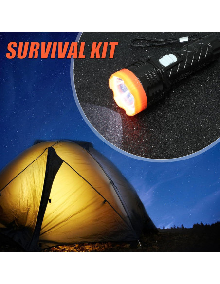 48 Mini Linternas LED de Llavero Tujoe - Colores Asortidos