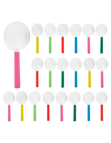 Lupas de Plástico Coloridas IRCHLYN - 30 Piezas para Niños