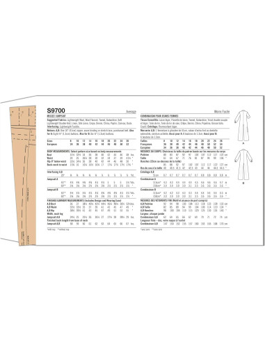 Kit de Patrón de Costura Mono Vintage Simplicity Tallas 8-16