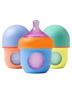 Boon Nursh Botellas Anticólicos de Silicona - 3 Unidades 113g