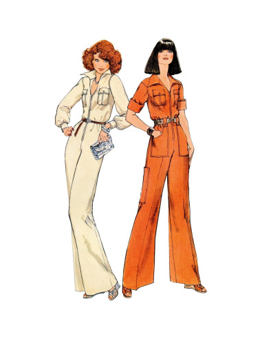 Kit de Patrón de Costura Mono Vintage Simplicity Tallas 8-16