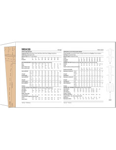 Patrón de Costura McCall's M8438 para Abrigos y Chalecos Dama 12-20 2