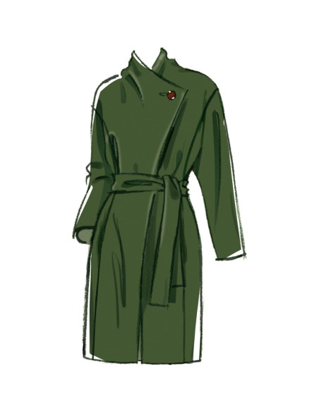 Patrón de Costura McCall's M8438 para Abrigos y Chalecos Dama 12-20