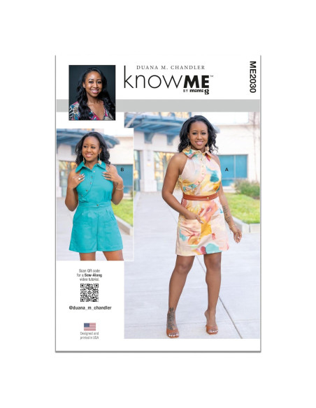 Patrones de Costura McCall's ME2030 para Vestido y Mono Tallas 8-16