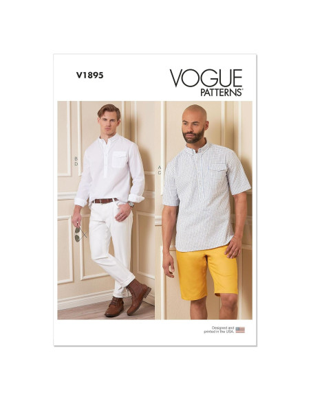 Patrón de Costura Camisa y Pantalones Vogue V1895 Tallas 34-40