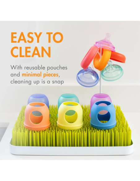 Boon Nursh Botellas Anticólicos de Silicona - 3 Unidades 113g