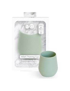 Taza de Entrenamiento ezpz Tiny Cup Salvia - Silicona 100% - 4 meses+