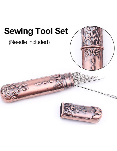 Tijeras de Costura Vintage NOTIONSLAND Cobre 20 cm