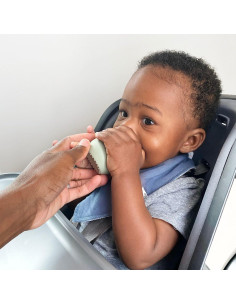 Taza de Entrenamiento ezpz Tiny Cup Salvia - Silicona 100% - 4 meses+ 2