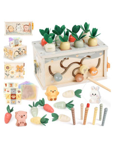 Cubo de Actividades Montessori Joyreal 8 en 1 para Niños 12 meses+