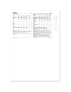 Patrón de Costura Nuevo Look Suéter y Joggers Hombre S-XXL 2