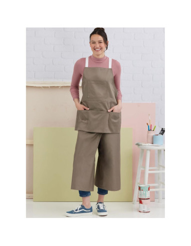 Patrón de Costura Delantales Simplicidad S3021 Tallas XS-XL