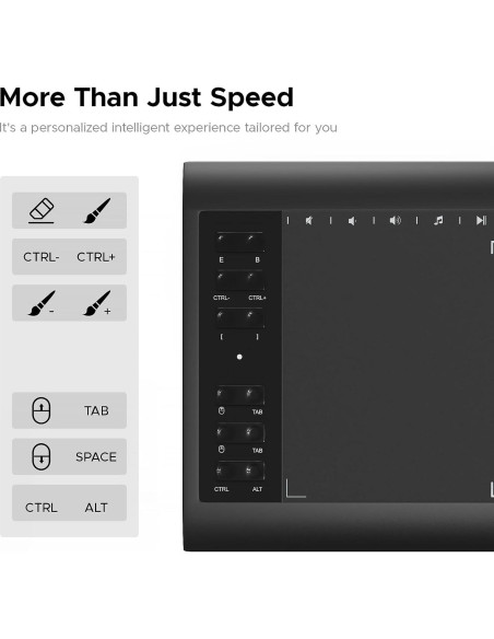 Tableta de Dibujo Gráfico ienRon IES1060 25.4x15.88 cm 8192 Niveles
