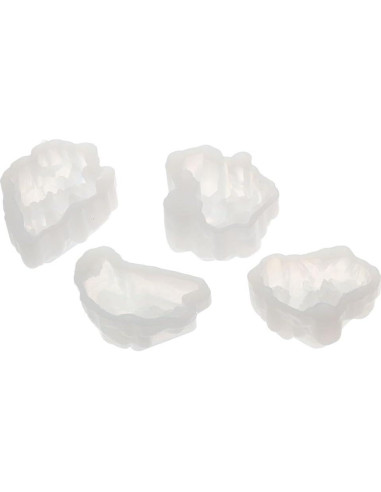 Juego de Moldes de Silicona Uniquer 8 Piezas Cristales