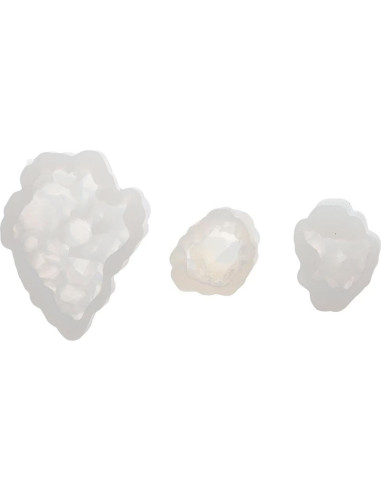 Juego de Moldes de Silicona Uniquer 8 Piezas Cristales