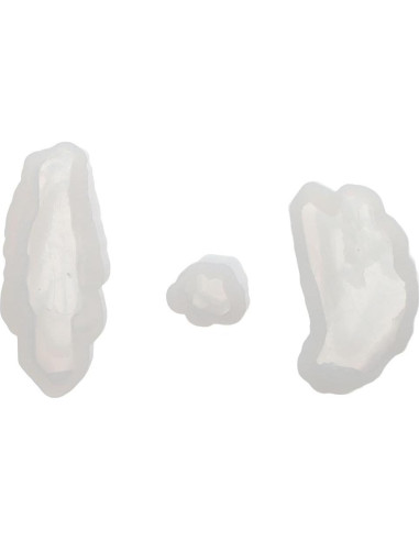 Juego de Moldes de Silicona Uniquer 8 Piezas Cristales