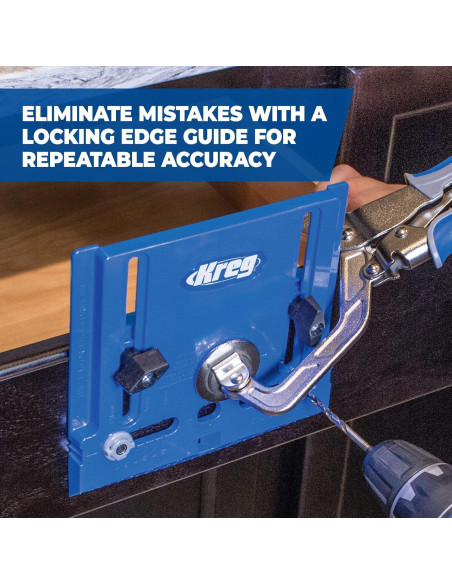 Jig de Hardware para Gabinetes Kreg KHI-PULL - Perforación Precisa