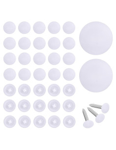 100 Tapas de Tornillo de Plástico 12mm EupHHonycs para Muebles