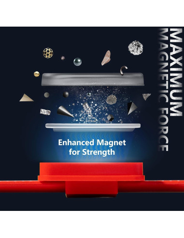 Pulsera Magnética ColumPRO para Tornillos y Clavos - Rojo