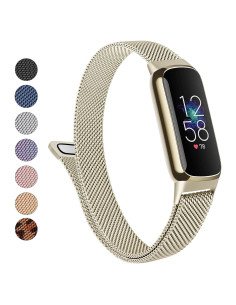Banda de Metal Vanjua para Fitbit Luxe - Acero Inoxidable Ajustable