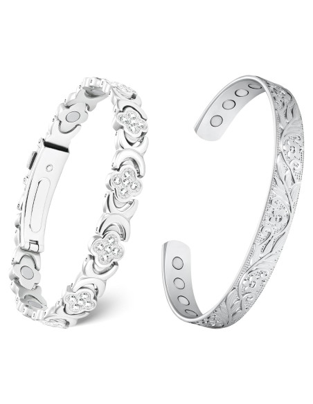 Pulsera Magnética de Cobre Feraco para Mujeres 99.99% Pura