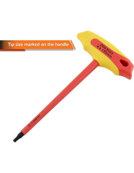 Juego de Llaves Hexagonales Aisladas Dynamic 6 Piezas 1,000V