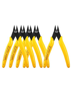 Cortadores Diagonales HongWay 5pcs 12.7cm Amarillo Ergonómico