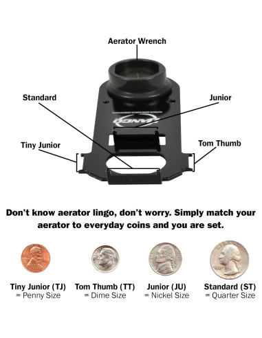 Llave de Aireador Multiusos Danco 10909, Negra, 12.39 cm