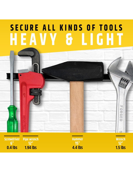 Soporte Magnético para Herramientas HMmagnets 60.96 cm - Alta Fuerza