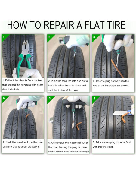 Kit de Reparación de Neumáticos HolaKit 22 Piezas Compacto