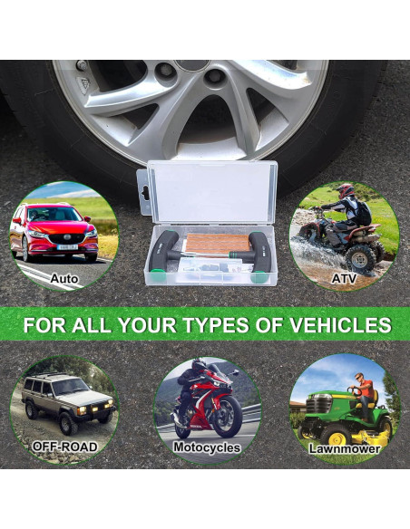 Kit de Reparación de Neumáticos HolaKit 22 Piezas Compacto