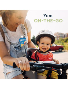 Pouches de Comida para Bebés Gerber Fruta y Yogur 12 Unidades 2