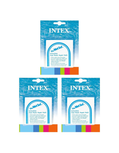 Parche de Reparación de Vinilo INTEX Wet Set 18 Piezas