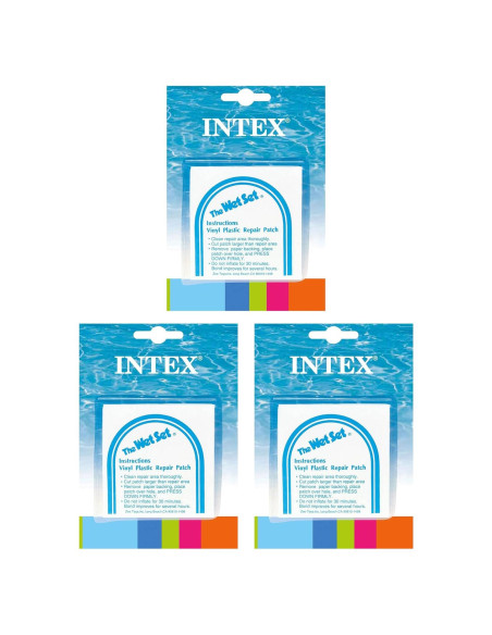 Parche de Reparación de Vinilo INTEX Wet Set 18 Piezas