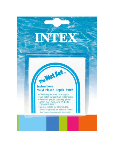 Parche de Reparación de Vinilo INTEX Wet Set 18 Piezas