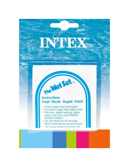 Parche de Reparación de Vinilo INTEX Wet Set 18 Piezas