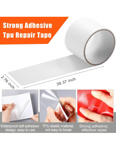 Kit de Reparación de Bote Inflable Gejoy MK4237 - 11 Piezas