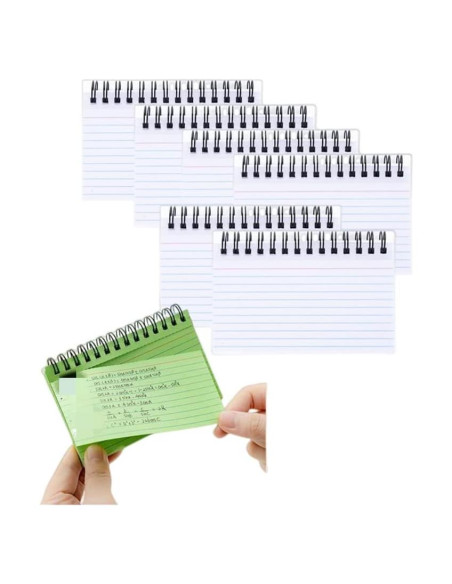 Bloc de Notas Rayadas Rikyo 300 Hojas 10x15 cm Blanco