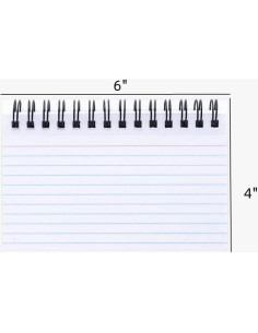 Bloc de Notas Rayadas Rikyo 300 Hojas 10x15 cm Blanco 2