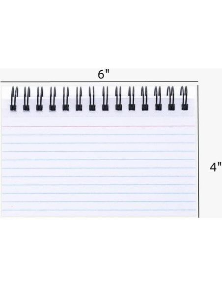 Bloc de Notas Rayadas Rikyo 300 Hojas 10x15 cm Blanco