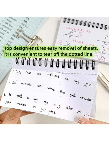 Bloc de Notas Rayadas Rikyo 300 Hojas 10x15 cm Blanco