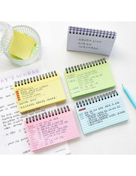 Bloc de Notas Rayadas Rikyo 300 Hojas 10x15 cm Blanco