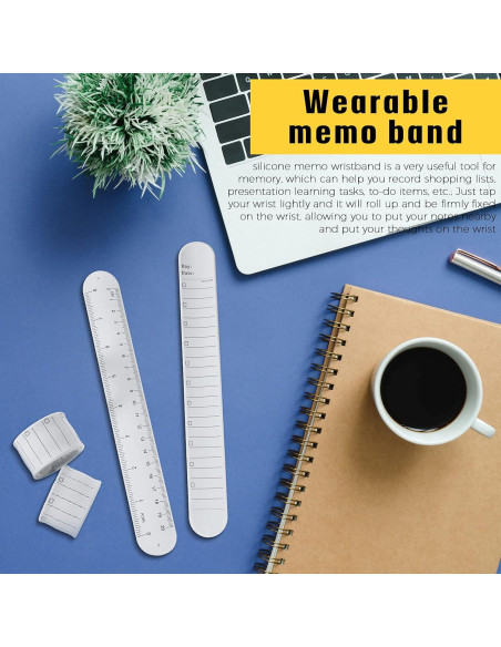 Pulsera de Silicona Chuangdi para Enfermeras - 5 Piezas Blanca