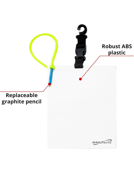 Pizarra de Buceo A4 Saekodive AW-13 - 21.08 x 29 cm