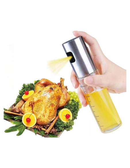 Rociador de Aceite de Oliva 100ml Genérico - Botella de Vidrio